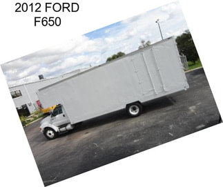 2012 FORD F650