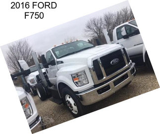 2016 FORD F750