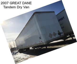 2007 GREAT DANE Tandem Dry Van