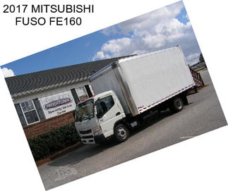 2017 MITSUBISHI FUSO FE160