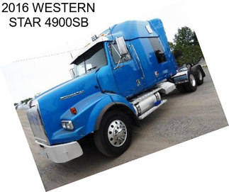 2016 WESTERN STAR 4900SB