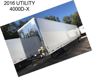 2016 UTILITY 4000D-X