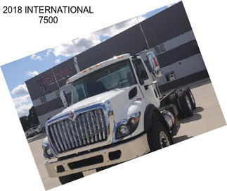 2018 INTERNATIONAL 7500