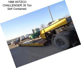 1988 WITZCO CHALLENGER 35 Ton Self Contained.