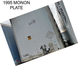 1995 MONON PLATE