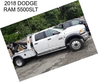 2018 DODGE RAM 5500SLT