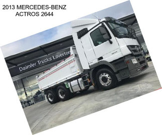 2013 MERCEDES-BENZ ACTROS 2644