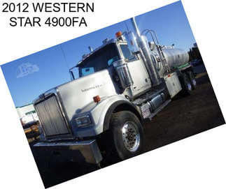 2012 WESTERN STAR 4900FA