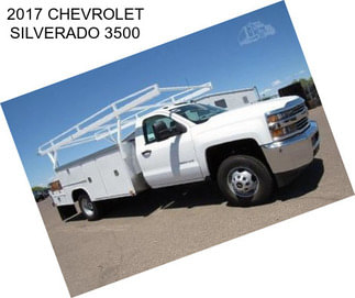 2017 CHEVROLET SILVERADO 3500