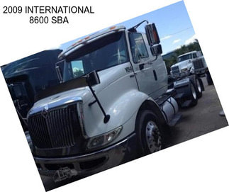 2009 INTERNATIONAL 8600 SBA