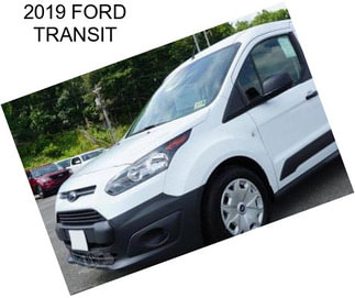 2019 FORD TRANSIT