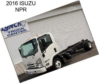 2016 ISUZU NPR