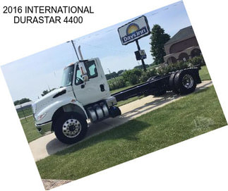 2016 INTERNATIONAL DURASTAR 4400