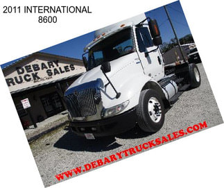 2011 INTERNATIONAL 8600