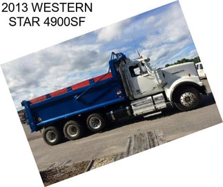 2013 WESTERN STAR 4900SF