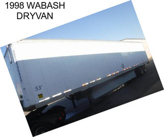 1998 WABASH DRYVAN