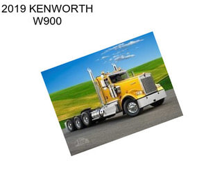 2019 KENWORTH W900