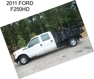 2011 FORD F250HD