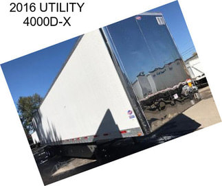 2016 UTILITY 4000D-X