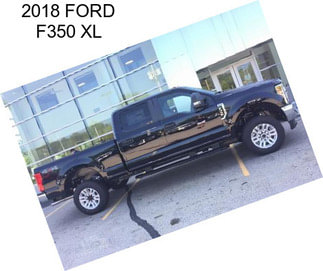 2018 FORD F350 XL