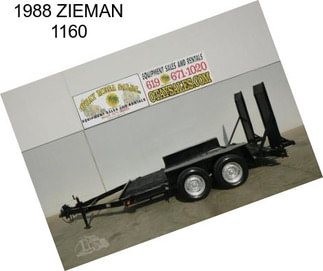 1988 ZIEMAN 1160