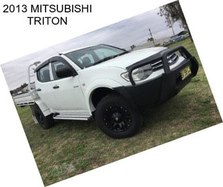 2013 MITSUBISHI TRITON