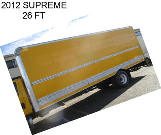 2012 SUPREME 26 FT