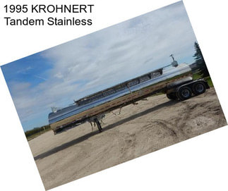 1995 KROHNERT Tandem Stainless