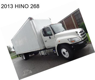 2013 HINO 268