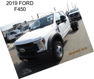 2019 FORD F450