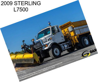 2009 STERLING L7500