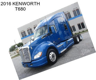 2016 KENWORTH T680