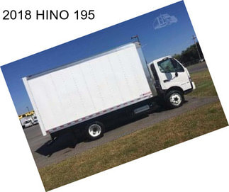 2018 HINO 195