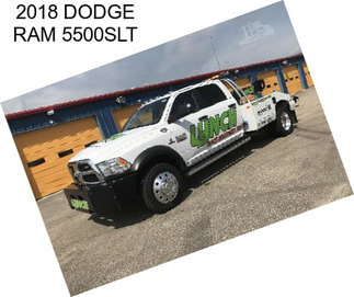 2018 DODGE RAM 5500SLT