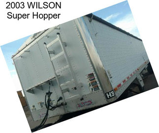 2003 WILSON Super Hopper