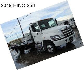 2019 HINO 258