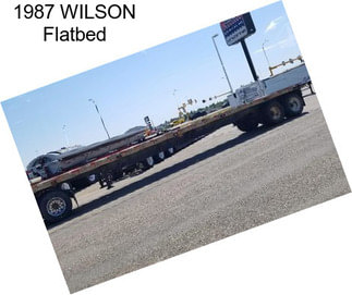 1987 WILSON Flatbed