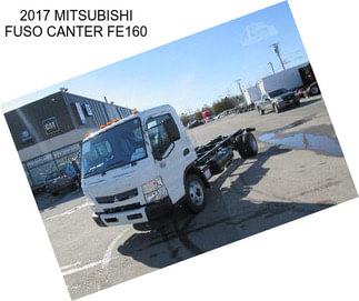 2017 MITSUBISHI FUSO CANTER FE160