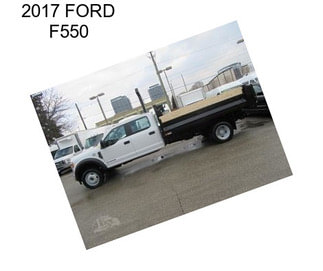 2017 FORD F550