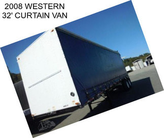 2008 WESTERN 32\' CURTAIN VAN