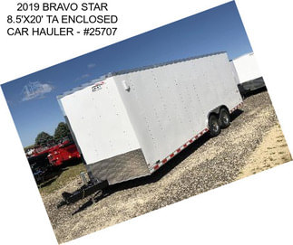 2019 BRAVO STAR 8.5\'X20\' TA ENCLOSED CAR HAULER - #25707