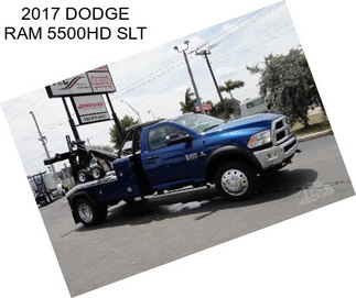 2017 DODGE RAM 5500HD SLT