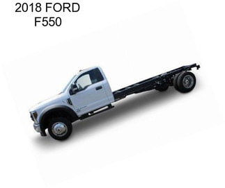 2018 FORD F550