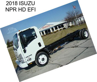 2018 ISUZU NPR HD EFI