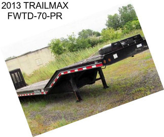 2013 TRAILMAX FWTD-70-PR