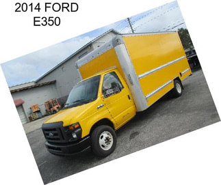 2014 FORD E350