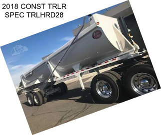 2018 CONST TRLR SPEC TRLHRD28