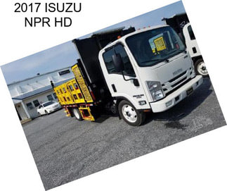 2017 ISUZU NPR HD