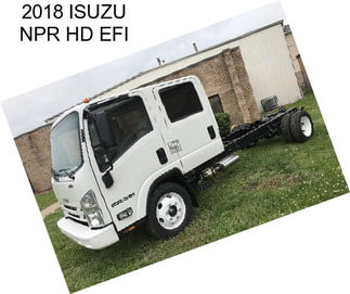 2018 ISUZU NPR HD EFI