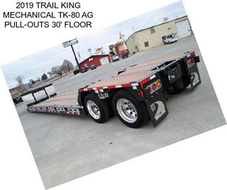 2019 TRAIL KING MECHANICAL TK-80 AG PULL-OUTS 30\' FLOOR